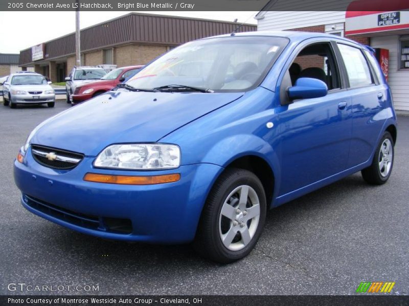 Bright Blue Metallic / Gray 2005 Chevrolet Aveo LS Hatchback
