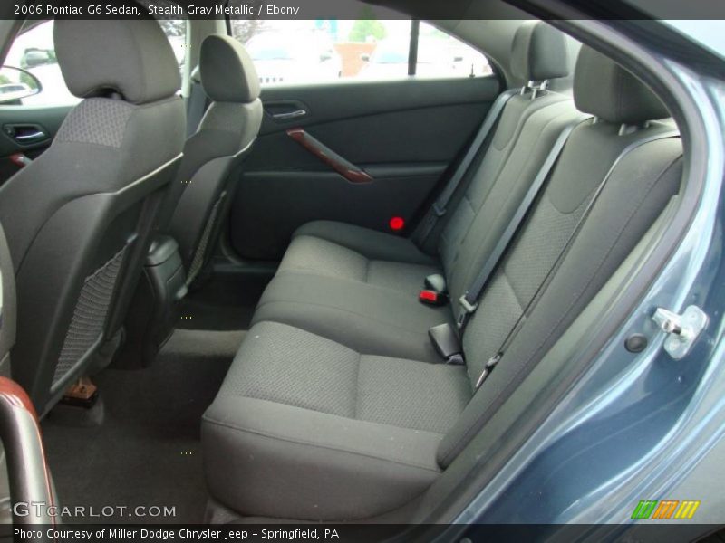 Stealth Gray Metallic / Ebony 2006 Pontiac G6 Sedan