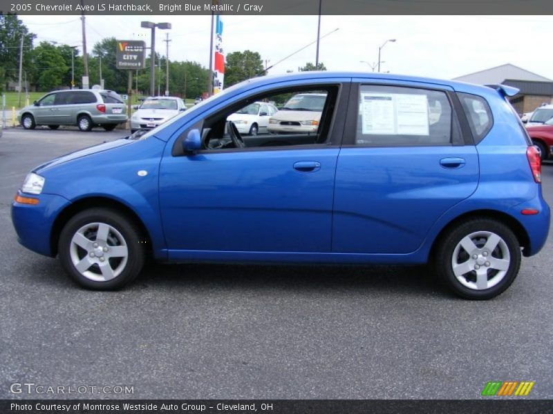 Bright Blue Metallic / Gray 2005 Chevrolet Aveo LS Hatchback