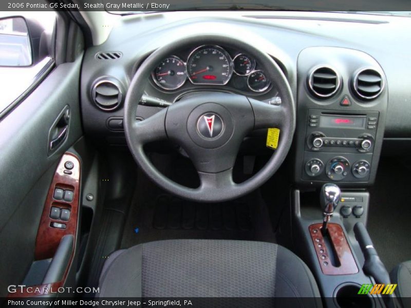Stealth Gray Metallic / Ebony 2006 Pontiac G6 Sedan