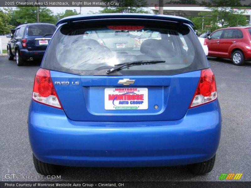 Bright Blue Metallic / Gray 2005 Chevrolet Aveo LS Hatchback