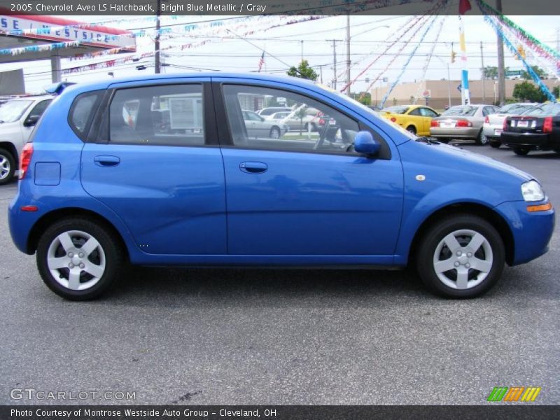 Bright Blue Metallic / Gray 2005 Chevrolet Aveo LS Hatchback