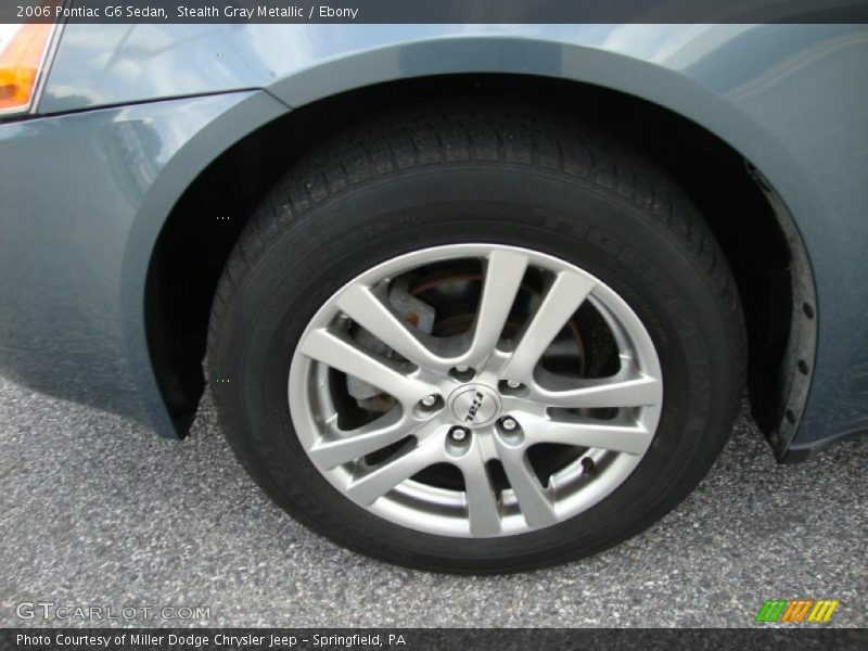Stealth Gray Metallic / Ebony 2006 Pontiac G6 Sedan
