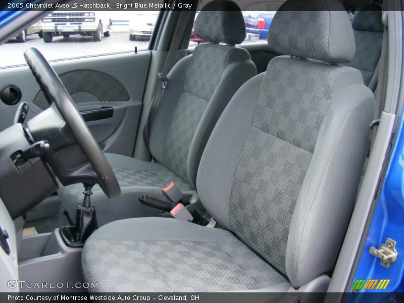 Bright Blue Metallic / Gray 2005 Chevrolet Aveo LS Hatchback