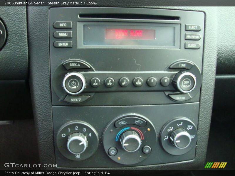 Stealth Gray Metallic / Ebony 2006 Pontiac G6 Sedan