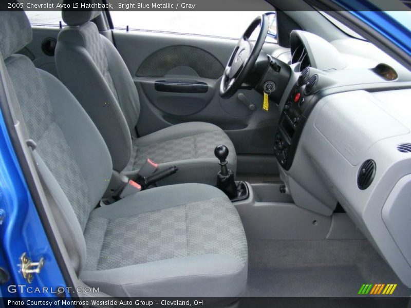 Bright Blue Metallic / Gray 2005 Chevrolet Aveo LS Hatchback