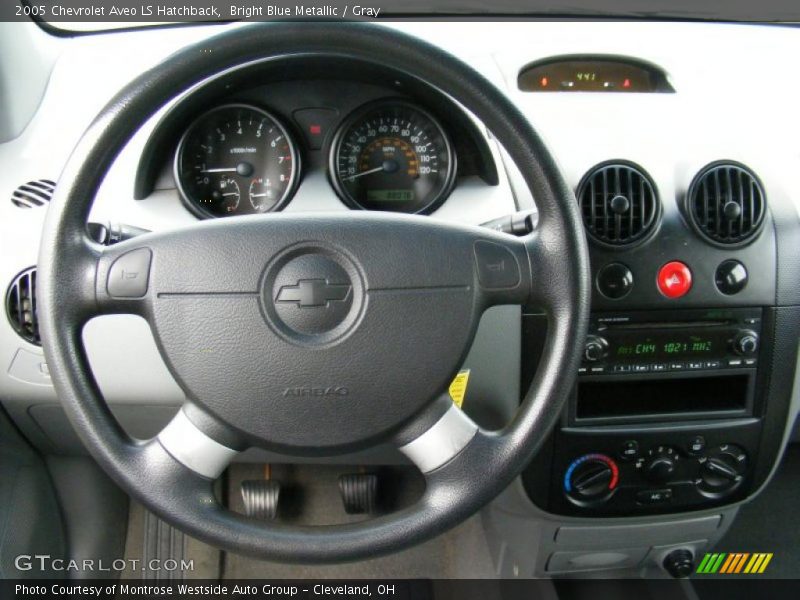 Bright Blue Metallic / Gray 2005 Chevrolet Aveo LS Hatchback