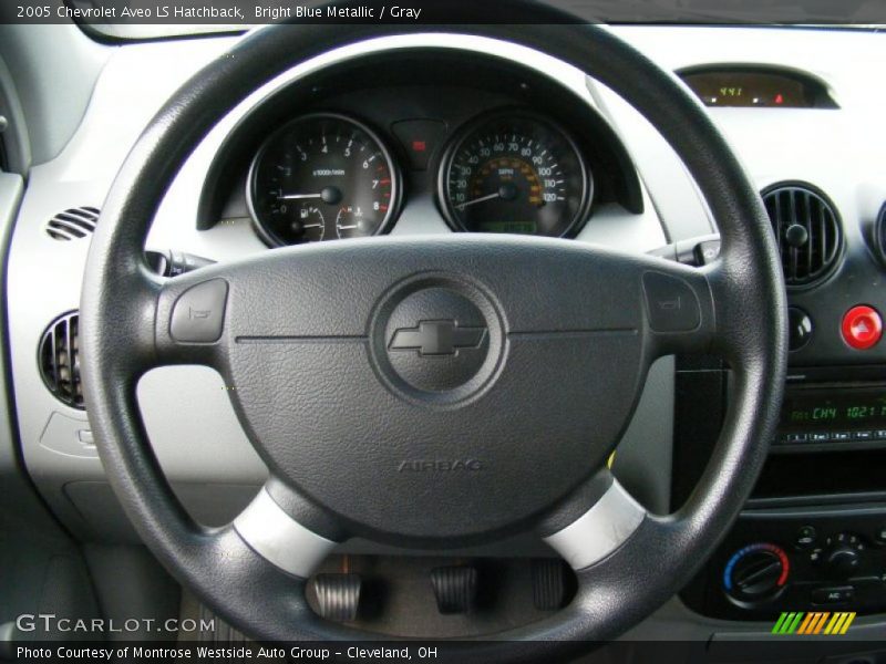Bright Blue Metallic / Gray 2005 Chevrolet Aveo LS Hatchback