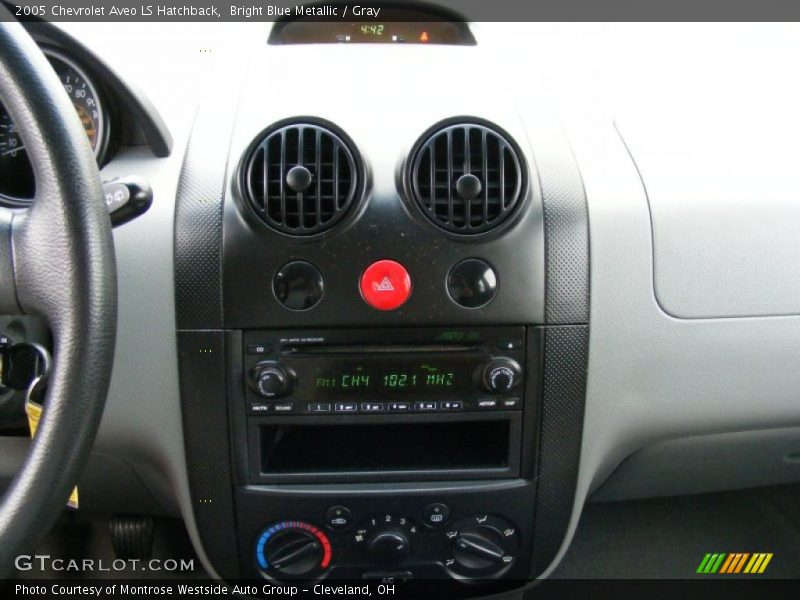 Bright Blue Metallic / Gray 2005 Chevrolet Aveo LS Hatchback