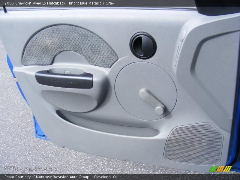 Bright Blue Metallic / Gray 2005 Chevrolet Aveo LS Hatchback
