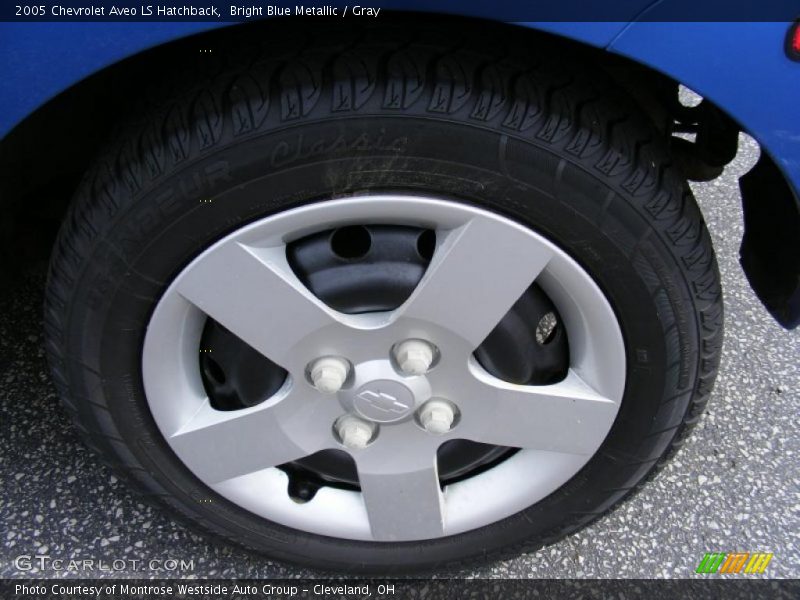 Bright Blue Metallic / Gray 2005 Chevrolet Aveo LS Hatchback