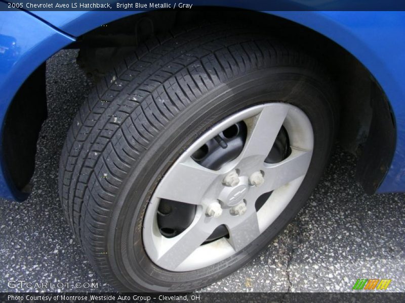 Bright Blue Metallic / Gray 2005 Chevrolet Aveo LS Hatchback