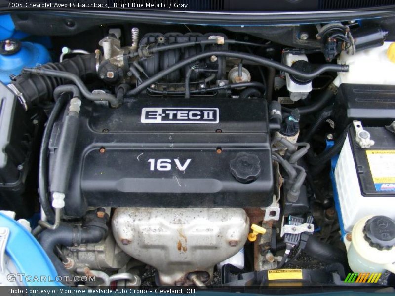 Bright Blue Metallic / Gray 2005 Chevrolet Aveo LS Hatchback