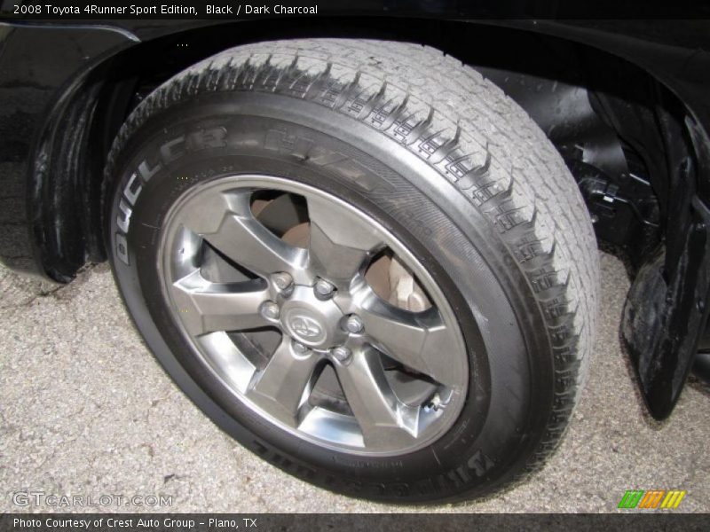 Black / Dark Charcoal 2008 Toyota 4Runner Sport Edition