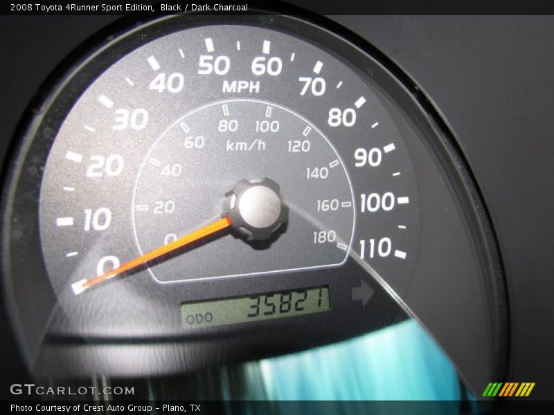 Black / Dark Charcoal 2008 Toyota 4Runner Sport Edition