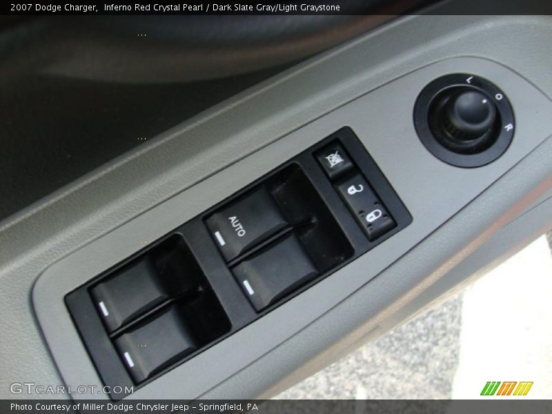Inferno Red Crystal Pearl / Dark Slate Gray/Light Graystone 2007 Dodge Charger