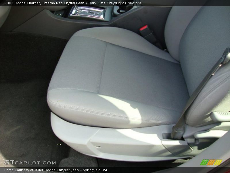 Inferno Red Crystal Pearl / Dark Slate Gray/Light Graystone 2007 Dodge Charger