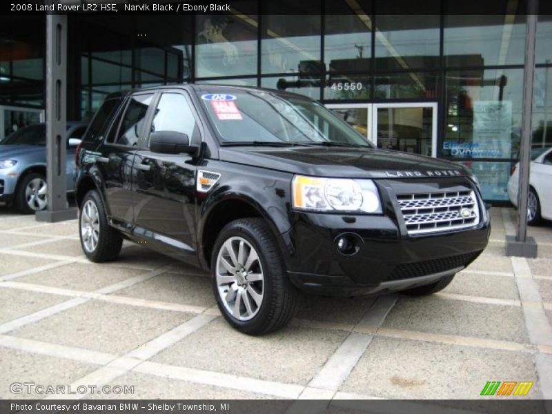 Narvik Black / Ebony Black 2008 Land Rover LR2 HSE