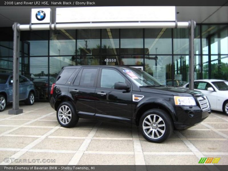 Narvik Black / Ebony Black 2008 Land Rover LR2 HSE