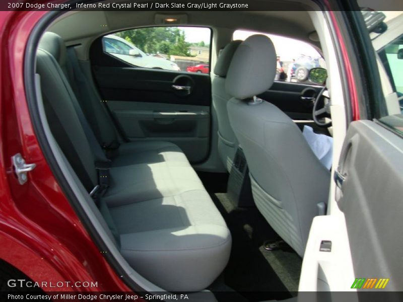Inferno Red Crystal Pearl / Dark Slate Gray/Light Graystone 2007 Dodge Charger