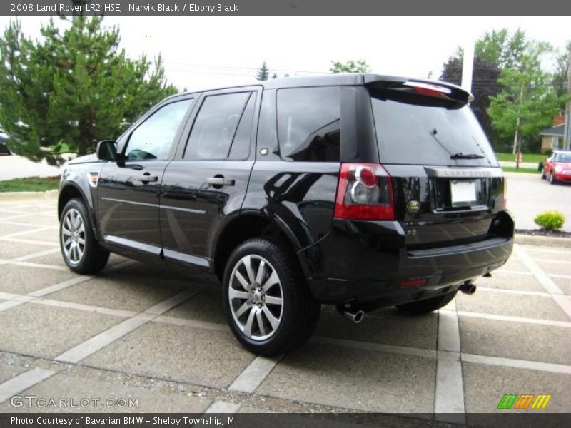 Narvik Black / Ebony Black 2008 Land Rover LR2 HSE