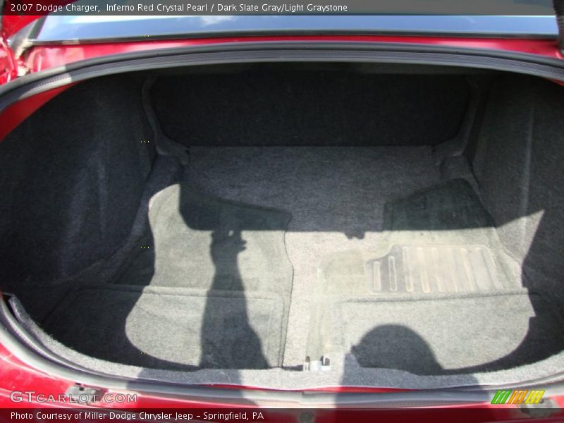 Inferno Red Crystal Pearl / Dark Slate Gray/Light Graystone 2007 Dodge Charger