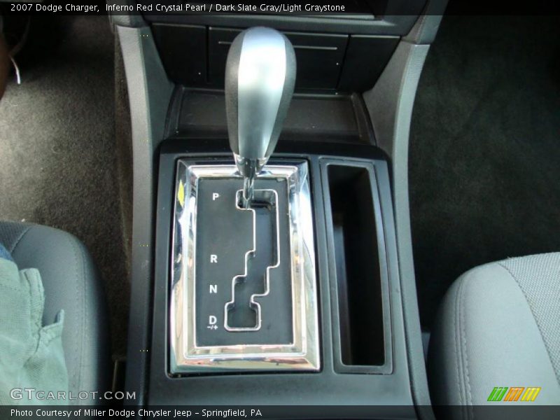 Inferno Red Crystal Pearl / Dark Slate Gray/Light Graystone 2007 Dodge Charger