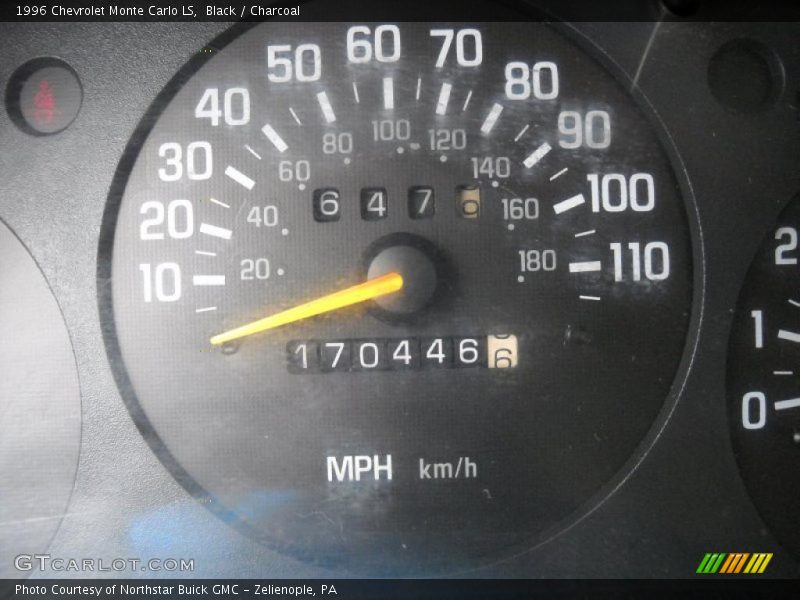 Black / Charcoal 1996 Chevrolet Monte Carlo LS