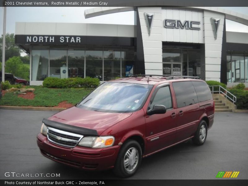 Redfire Metallic / Medium Gray 2001 Chevrolet Venture