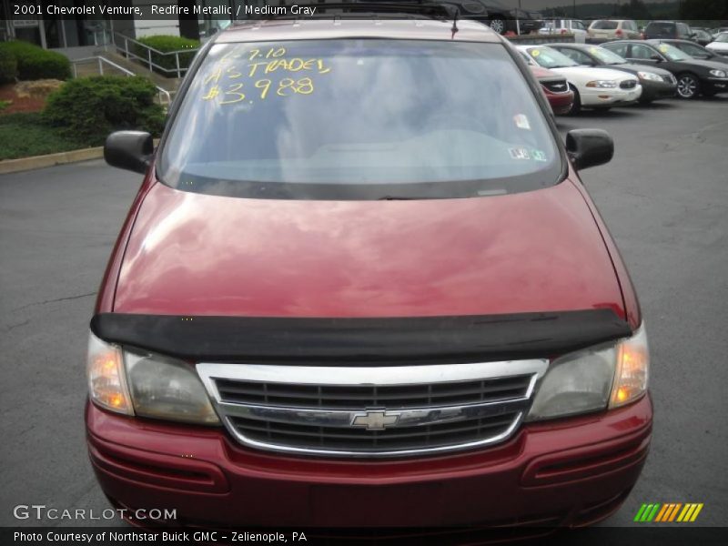 Redfire Metallic / Medium Gray 2001 Chevrolet Venture