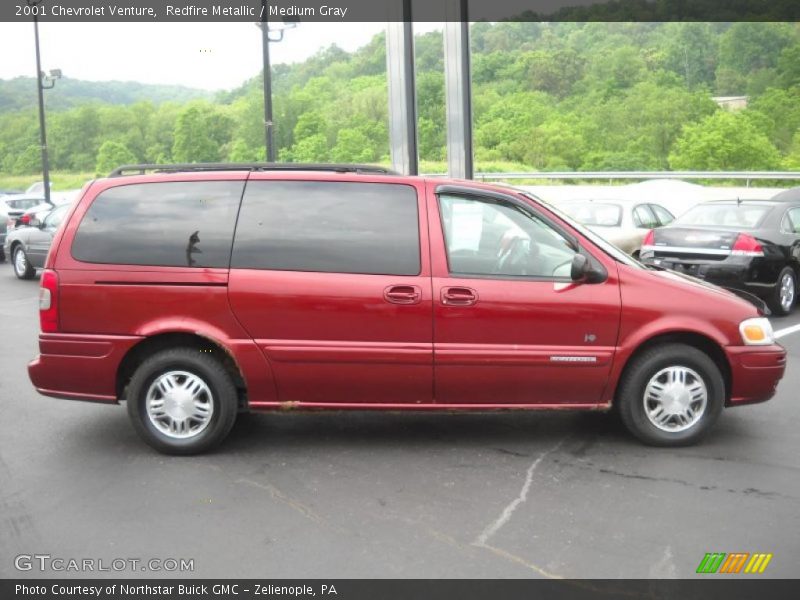 Redfire Metallic / Medium Gray 2001 Chevrolet Venture