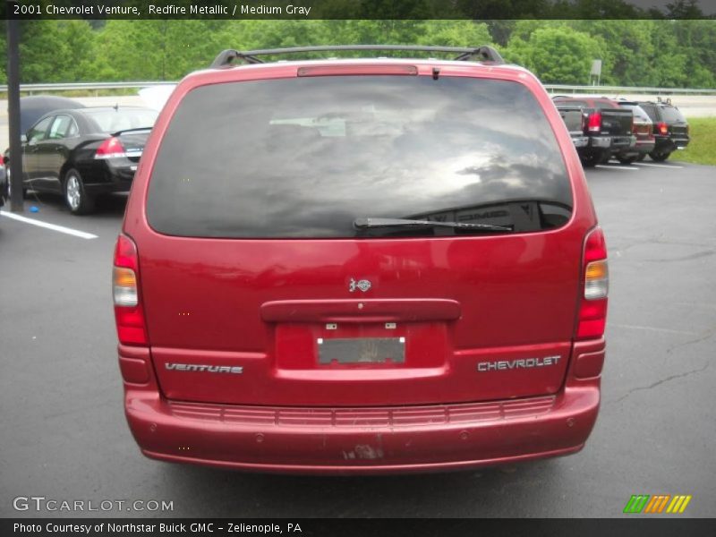 Redfire Metallic / Medium Gray 2001 Chevrolet Venture