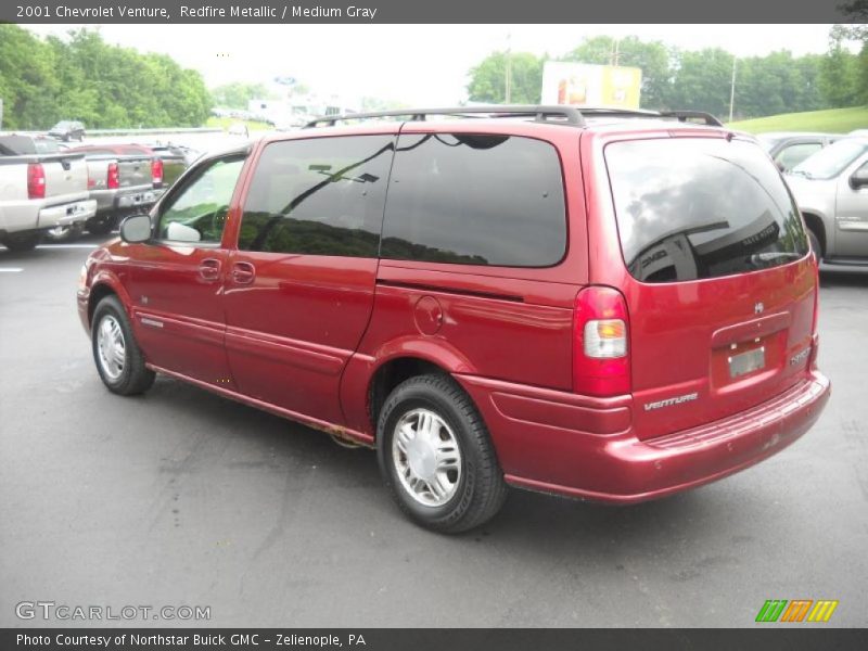 Redfire Metallic / Medium Gray 2001 Chevrolet Venture