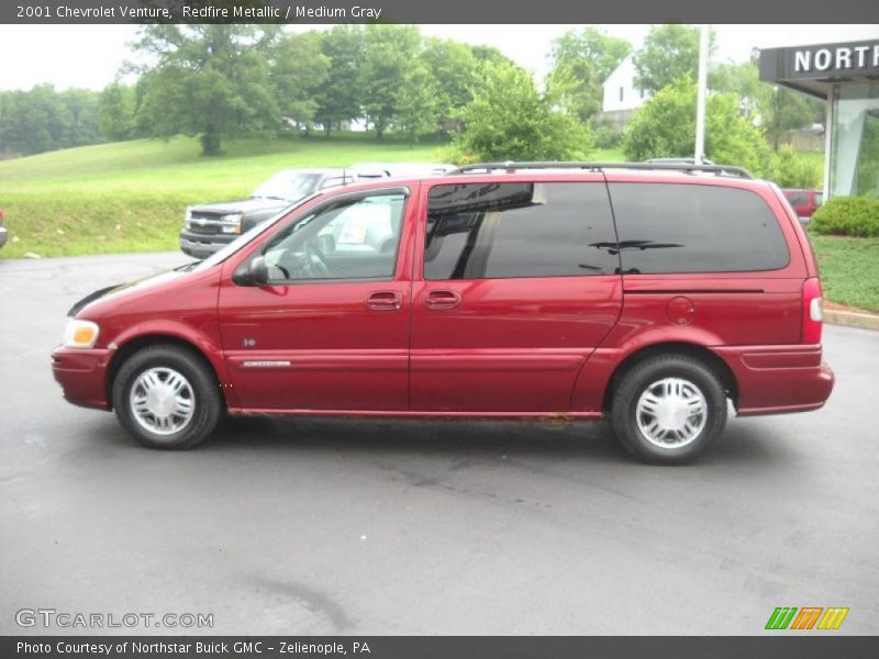 Redfire Metallic / Medium Gray 2001 Chevrolet Venture
