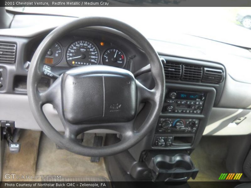 Redfire Metallic / Medium Gray 2001 Chevrolet Venture