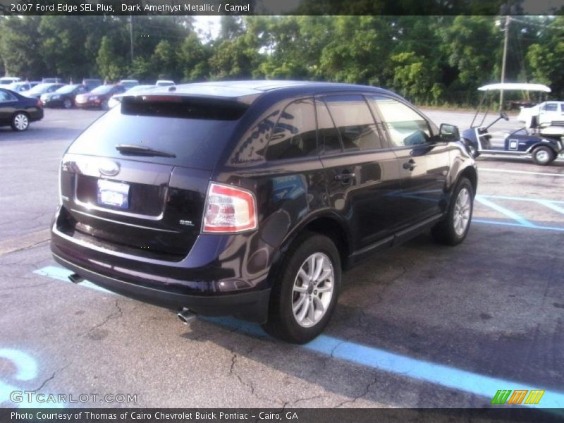 Dark Amethyst Metallic / Camel 2007 Ford Edge SEL Plus