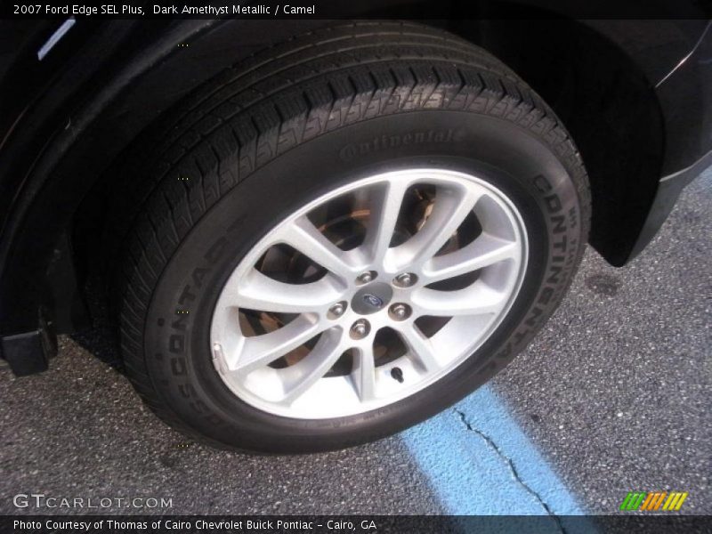 Dark Amethyst Metallic / Camel 2007 Ford Edge SEL Plus