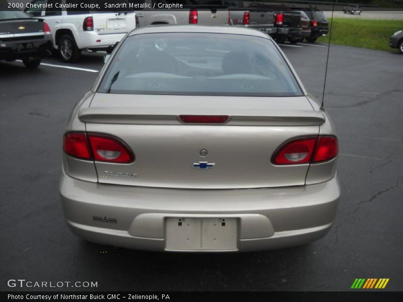 Sandrift Metallic / Graphite 2000 Chevrolet Cavalier Coupe