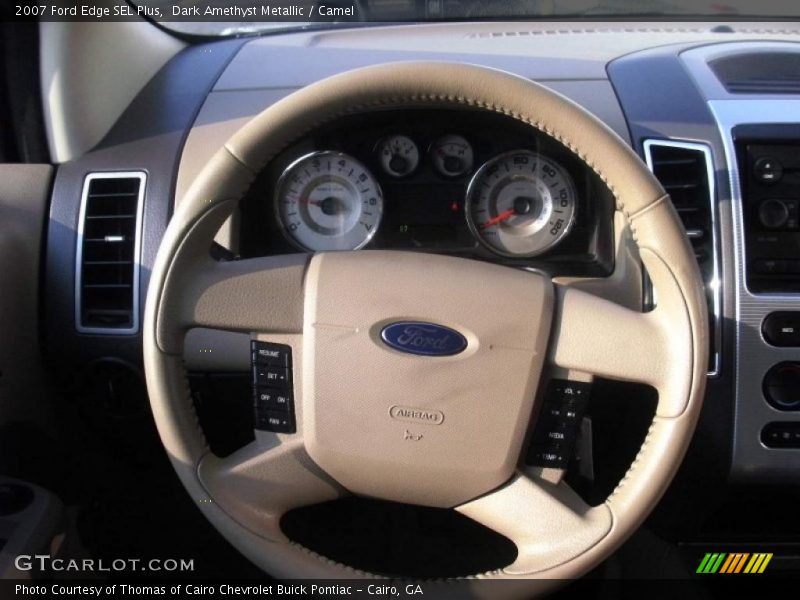 Dark Amethyst Metallic / Camel 2007 Ford Edge SEL Plus