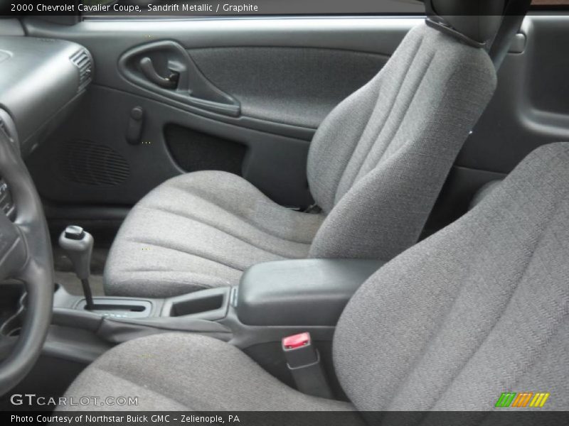Sandrift Metallic / Graphite 2000 Chevrolet Cavalier Coupe