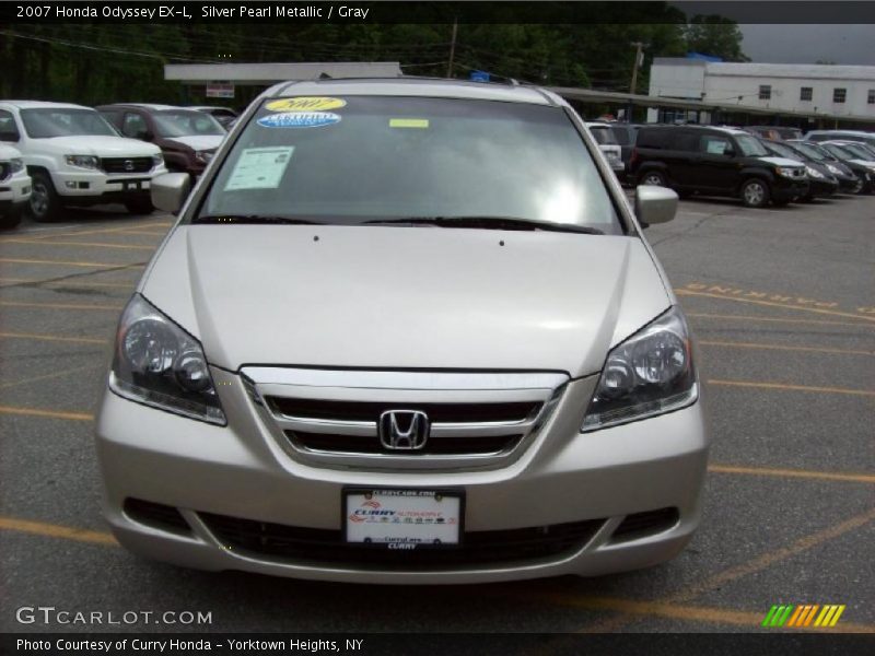 Silver Pearl Metallic / Gray 2007 Honda Odyssey EX-L