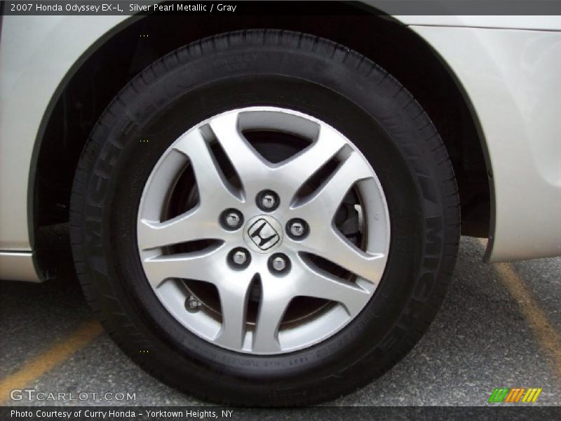 Silver Pearl Metallic / Gray 2007 Honda Odyssey EX-L