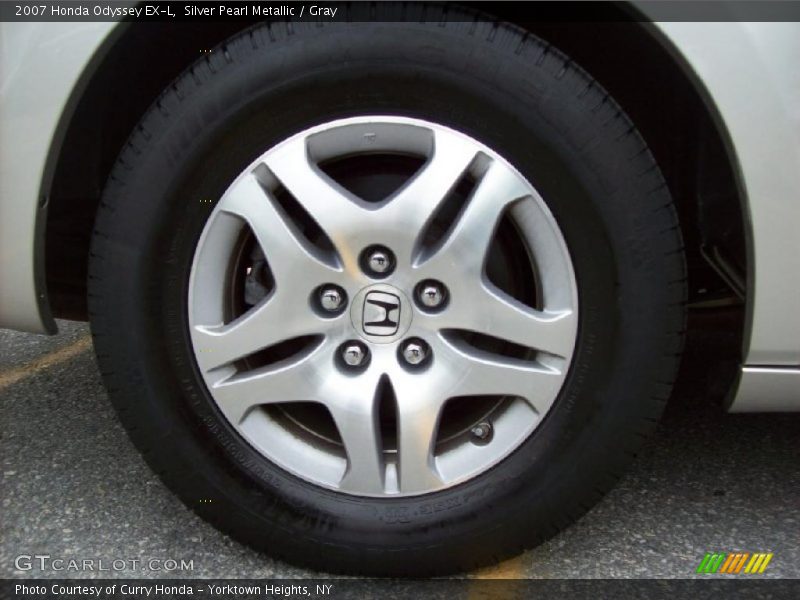 Silver Pearl Metallic / Gray 2007 Honda Odyssey EX-L