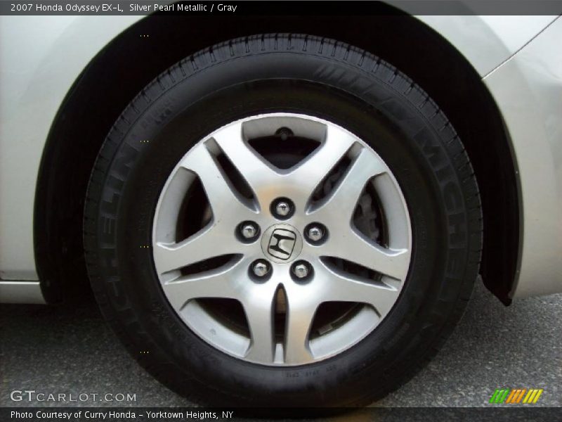 Silver Pearl Metallic / Gray 2007 Honda Odyssey EX-L