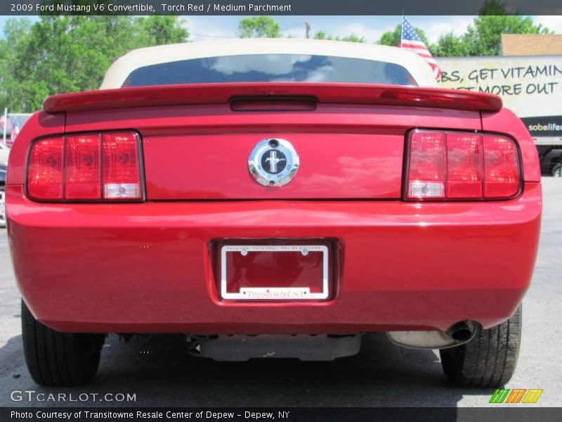 Torch Red / Medium Parchment 2009 Ford Mustang V6 Convertible