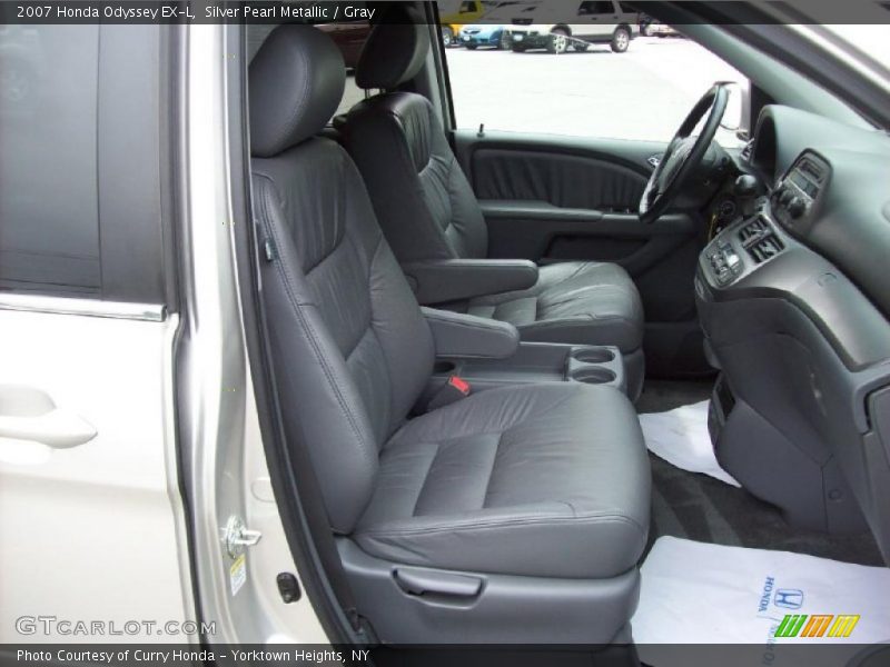 Silver Pearl Metallic / Gray 2007 Honda Odyssey EX-L