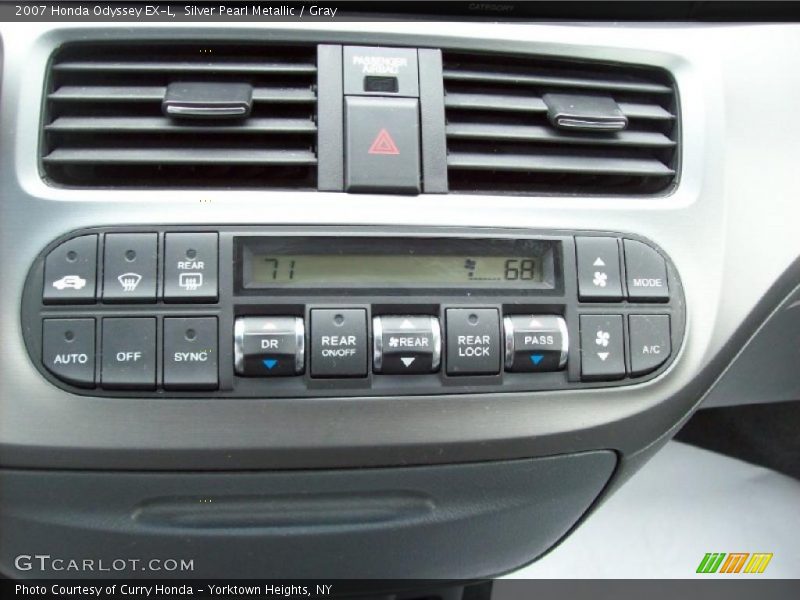 Silver Pearl Metallic / Gray 2007 Honda Odyssey EX-L