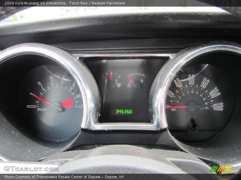 Torch Red / Medium Parchment 2009 Ford Mustang V6 Convertible