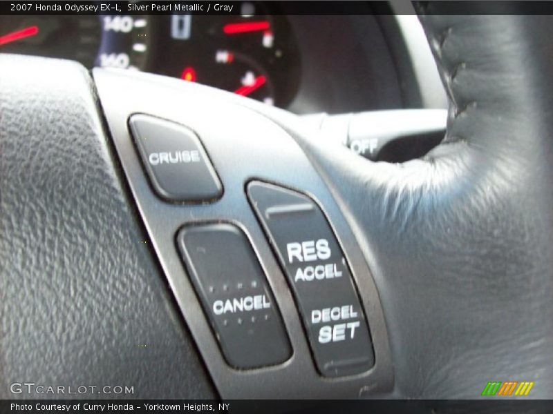 Silver Pearl Metallic / Gray 2007 Honda Odyssey EX-L