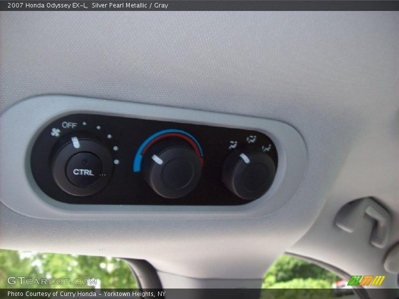 Silver Pearl Metallic / Gray 2007 Honda Odyssey EX-L